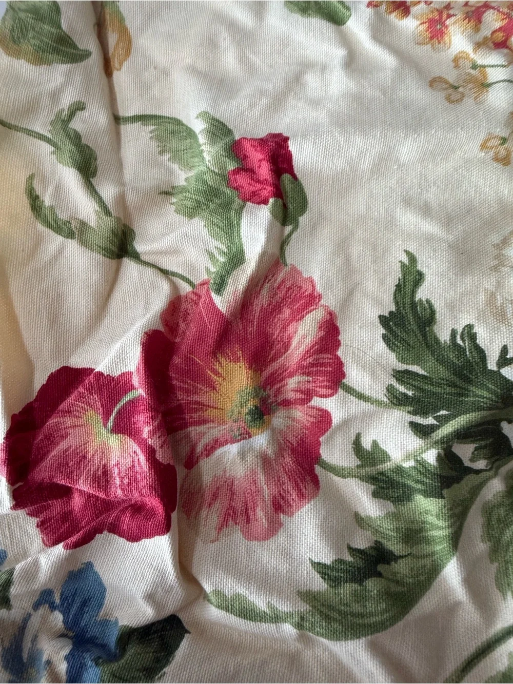 (2) Vintage Floral Pillow Covers Ralph Lauren Inspired 18” x 18” - COVER ONLY